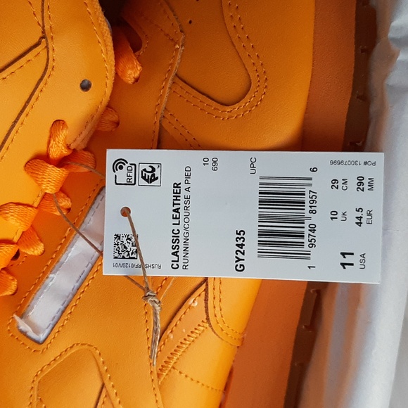 Reebok X Popsicle Classic Leather Semi Fire Spark *NWT* - Picture 9 of 15